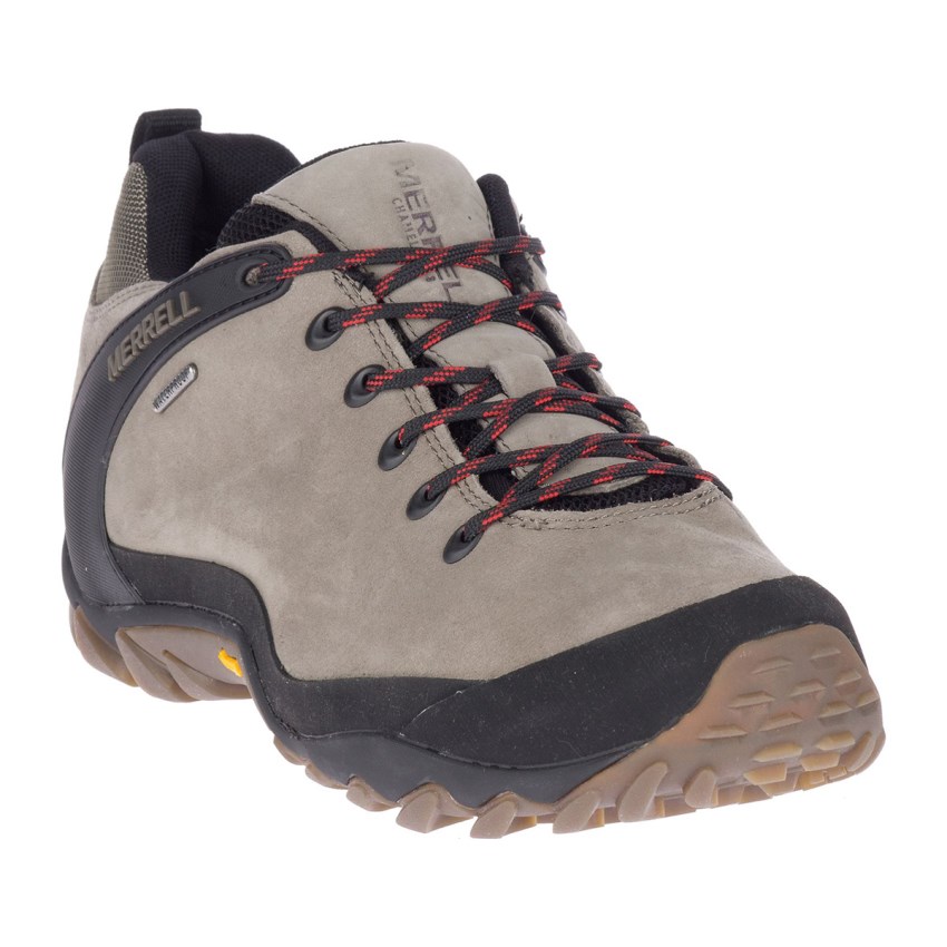 Chaussures Randonnée Merrell Chameleon 8 Stretch Waterproof Grise Homme | K.A.YGYI